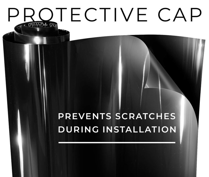 VViViD+ Ultra Gloss Premium Vinyl Car Wrap Film (1ft x 5ft  Gloss Piano Black) - Image 4